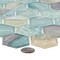 Andova Tiles SAMPLE- Rochelle 2 in. Hex Glass Mosaic Wall Tile SAM-ANDROC1005 - alternate 2
